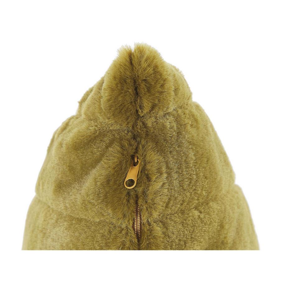 Beliani Lot de 2 coussins décoratifs en Fourrure synthétique Moderne PUMILA  