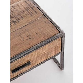 mutoni Table basse Elmer 2 tiroirs  