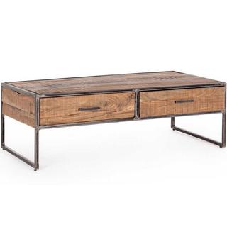 mutoni Table basse Elmer 2 tiroirs  