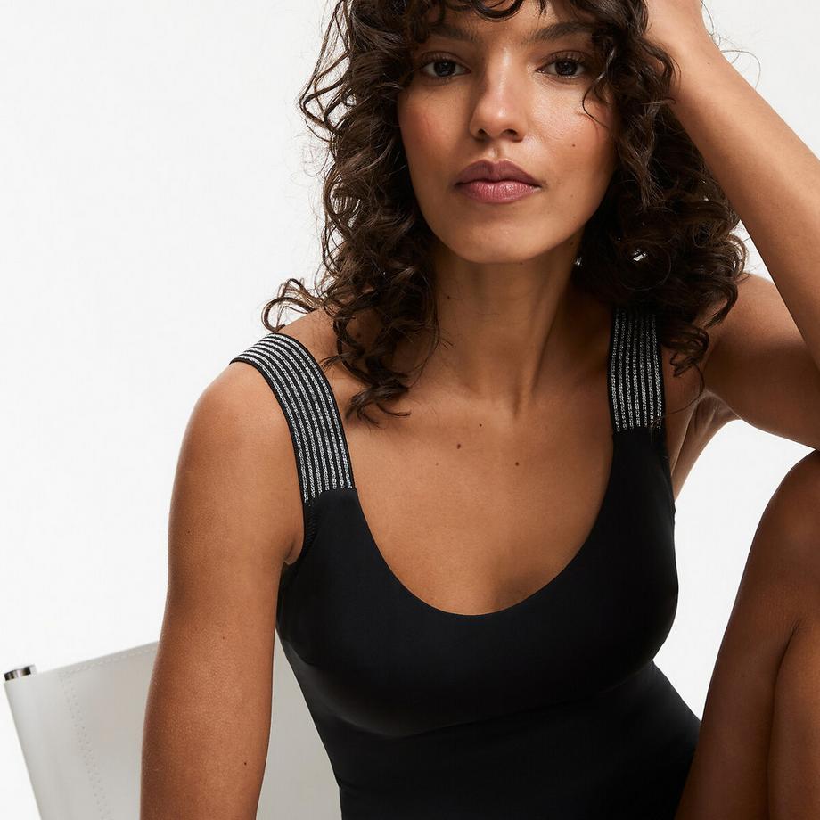 La Redoute Collections Badeanzug mit dekorativen Trägern  