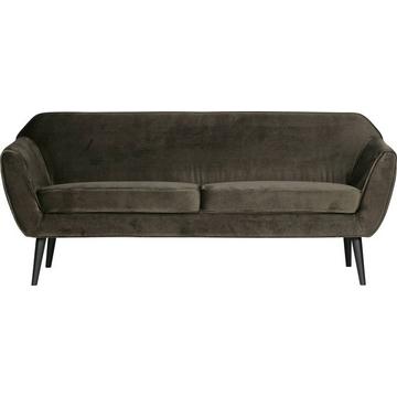 Sofa Rocco Samt warmgrün 187