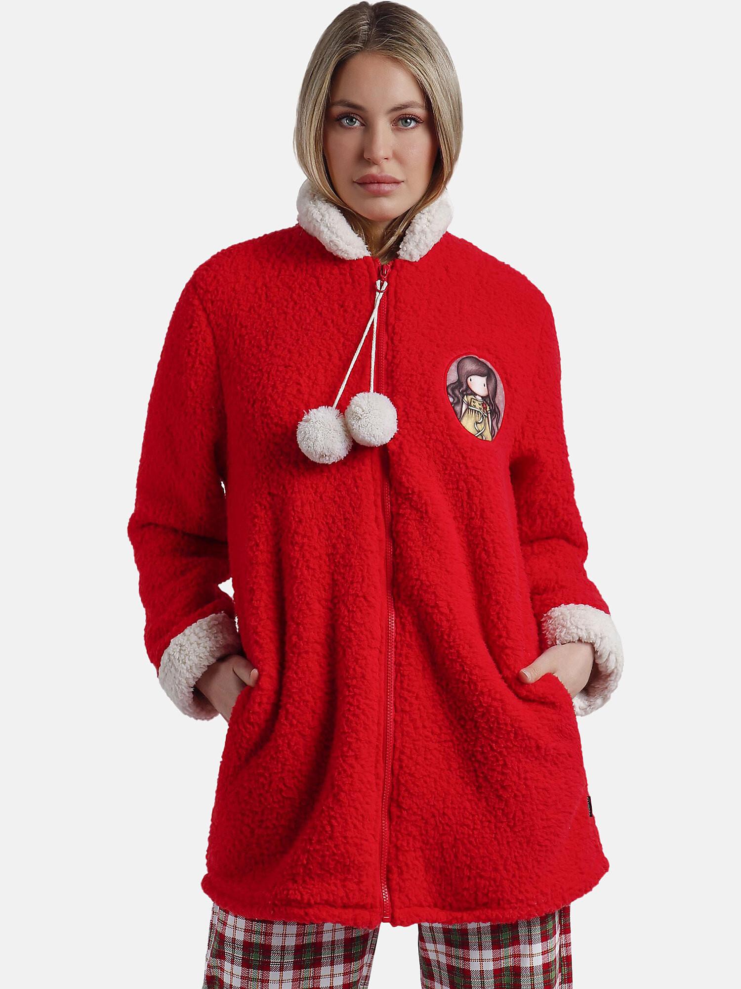 Image of Hausjacke Undone Santoro Damen Rot Bunt L