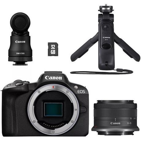 Canon  Canon EOS R50 Content Creator Kit Black 