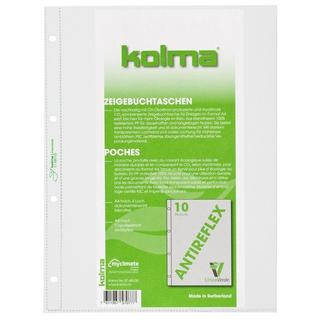 Kolma KOLMA Zeigebuchtaschen LineaVerde A4 57.880.00 transp.,CopyResistant 100 Stk.  