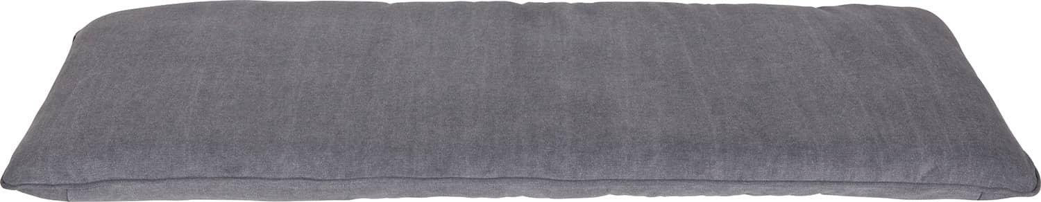 mutoni Coussin d'assise toile gris 50x120  