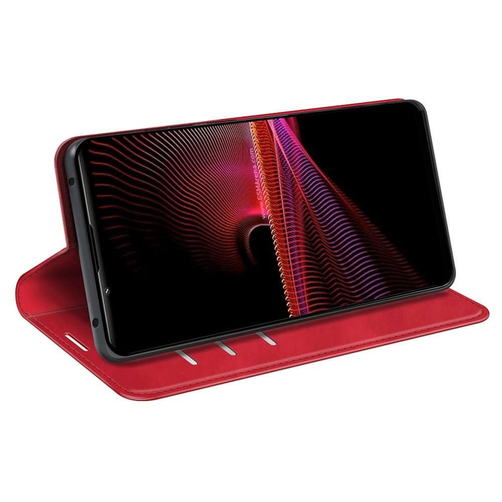 Cover-Discount  Sony Xperia 1 IV - Stand Flip Case Cover nero 