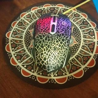 Northio  Rundes Mauspad mit Bohemian-Muster 