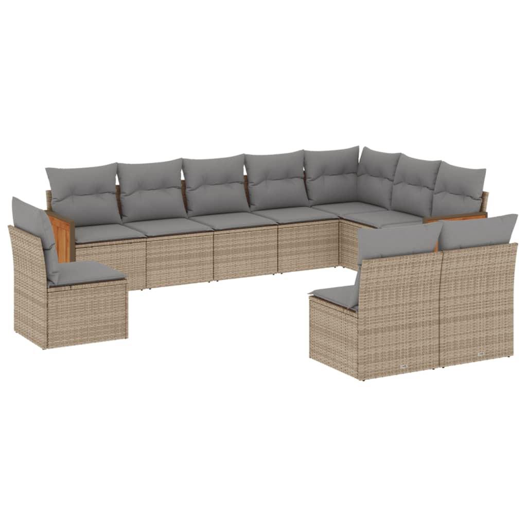 VidaXL Garten sofagarnitur poly-rattan  