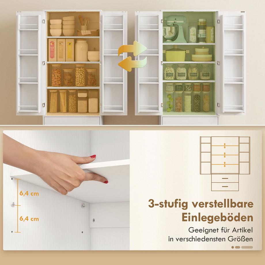 HOMCOM Küchenschrank  