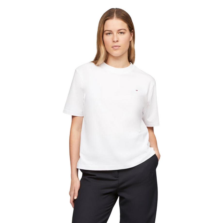 TOMMY HILFIGER  T-Shirt, Verriegelung, Kastig 
