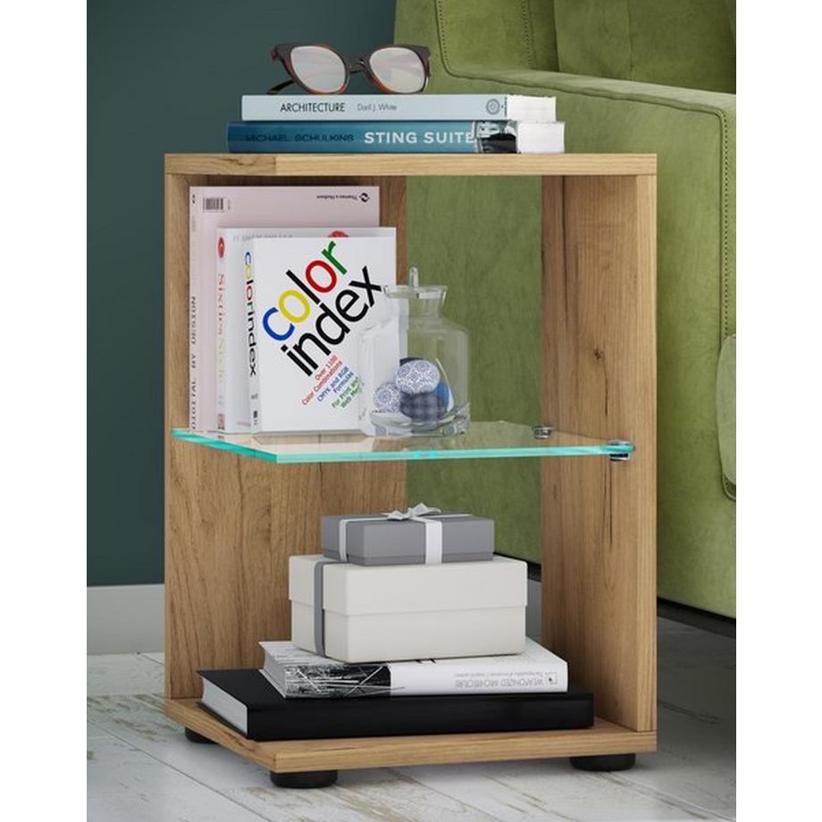 VCM Table d'appoint en bois  Elani  