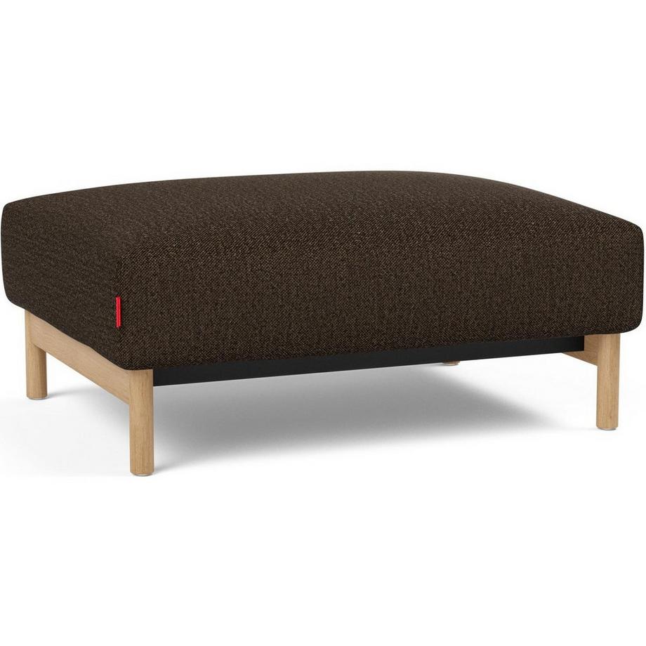 Innovation Living Ottoman Malloy Wood - Taura Chocco  