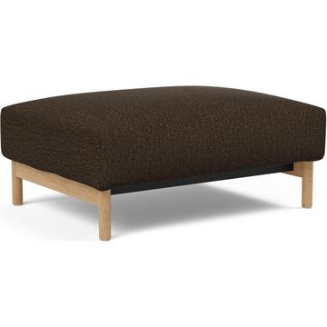 Ottoman Malloy Wood - Taura Chocco