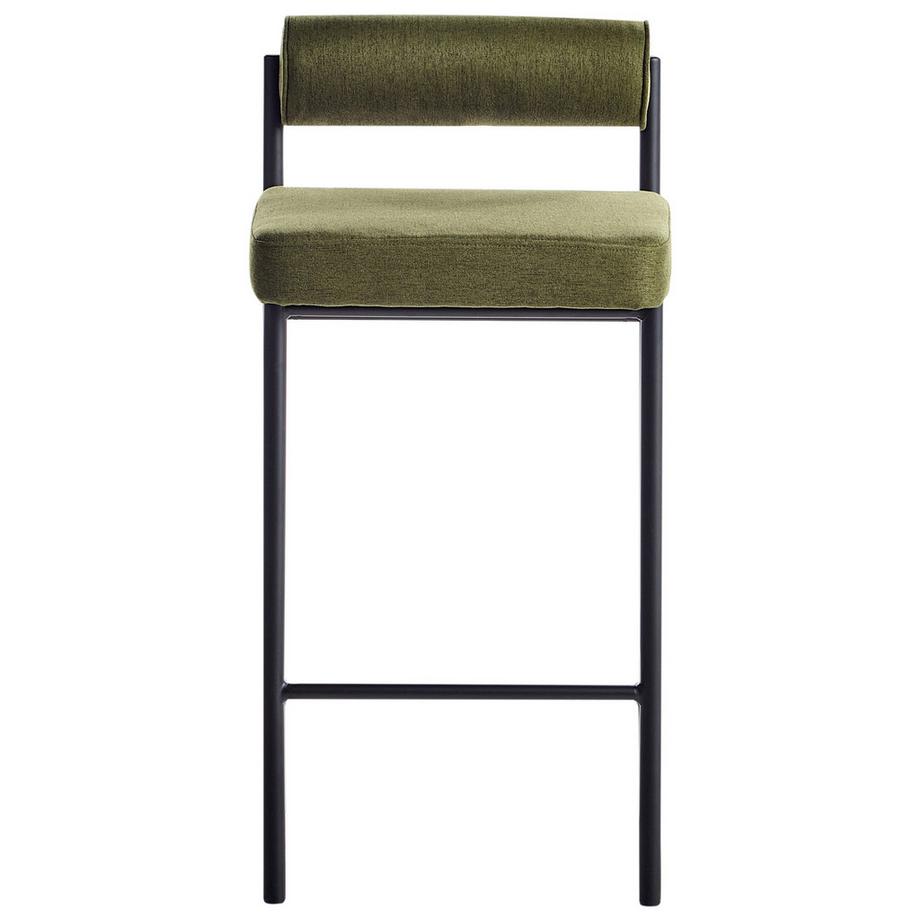 Beliani Set di 2 sedie alte en Tessuto  AMAYA  