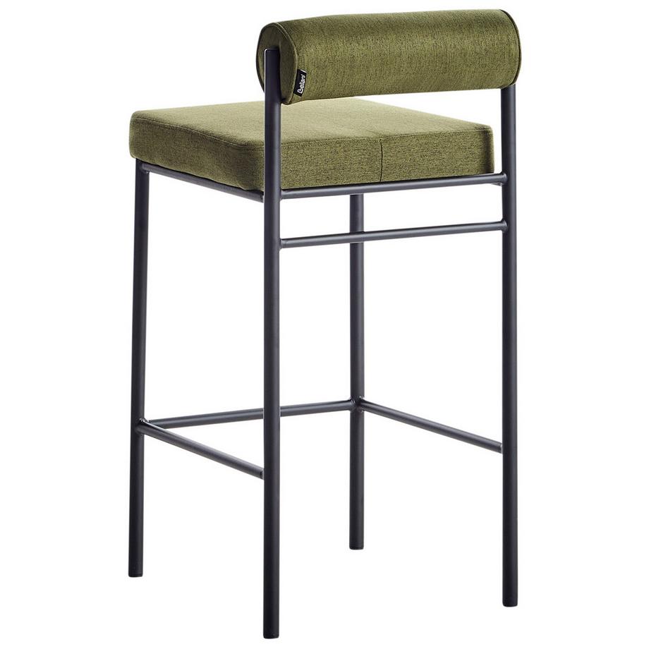 Beliani Set di 2 sedie alte en Tessuto  AMAYA  