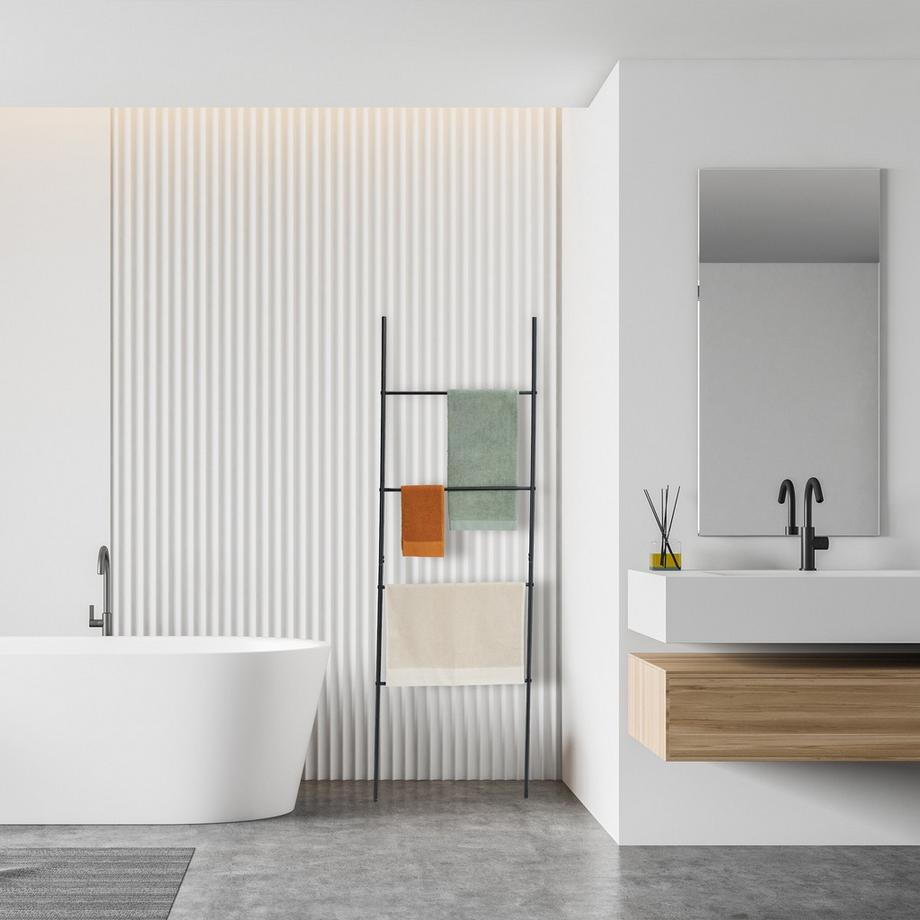 Northix Porte-serviettes échelle à 4 échelons  