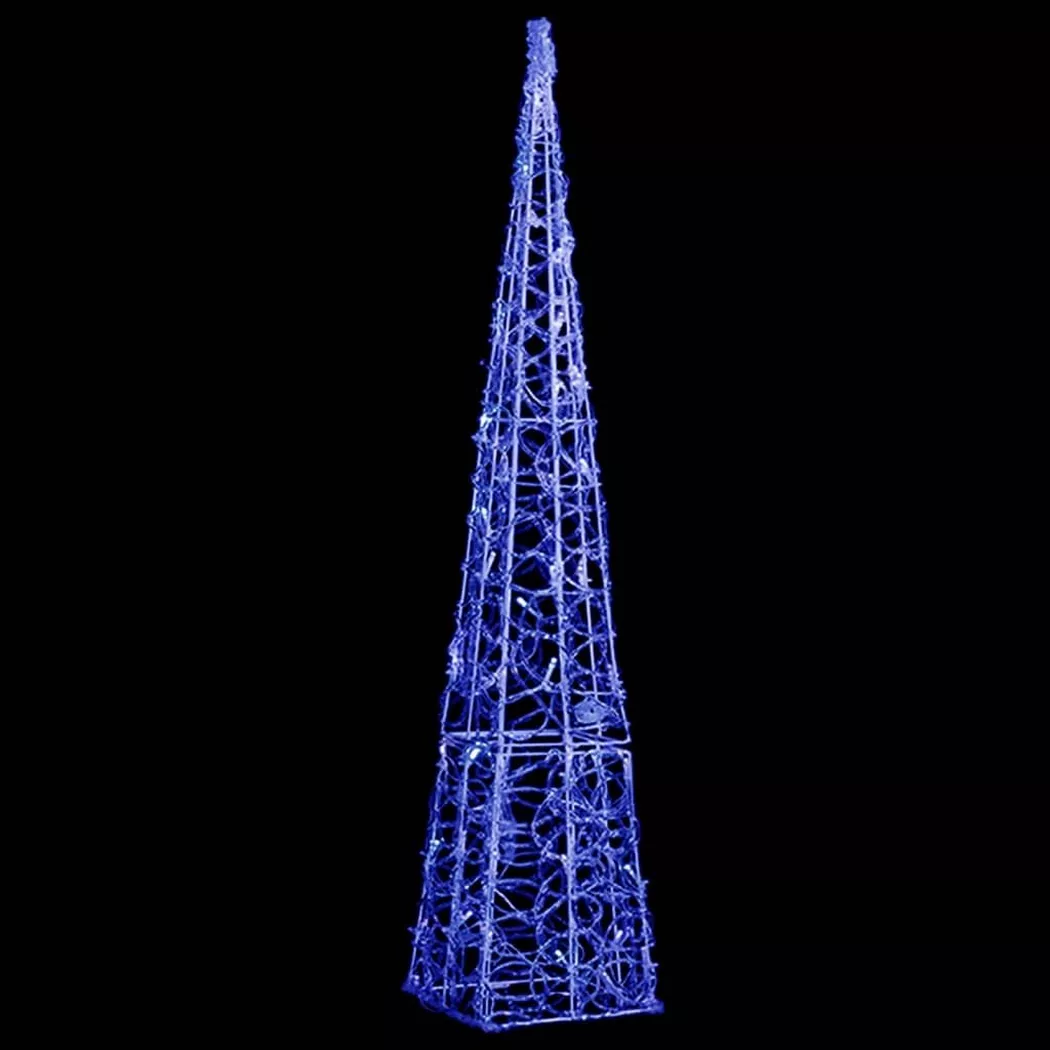 VidaXL - Cône lumineux, One Size, Bleu