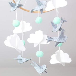 Activity-board  Mobiles Baby-Windspiel, mobile Babybett-Glocke Holz 