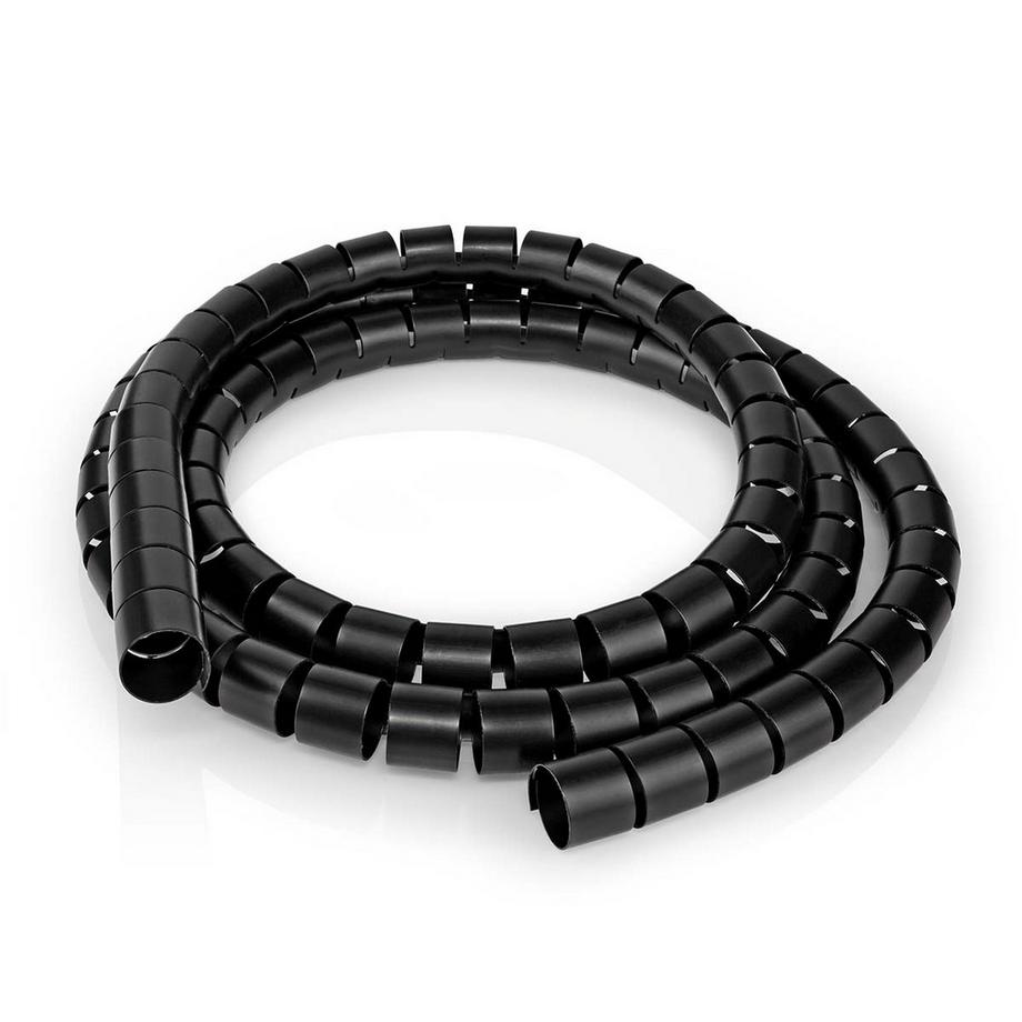 Nedis  Gestione dei cavi | Manicotto a spirale | 1 pz. | Spessore massimo del cavo: 28 mm | PE | Nero 