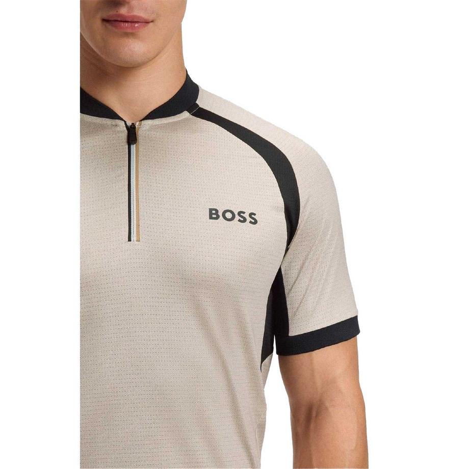 BOSS Matchball Maglietta Polo Aderente Maniche Corte  