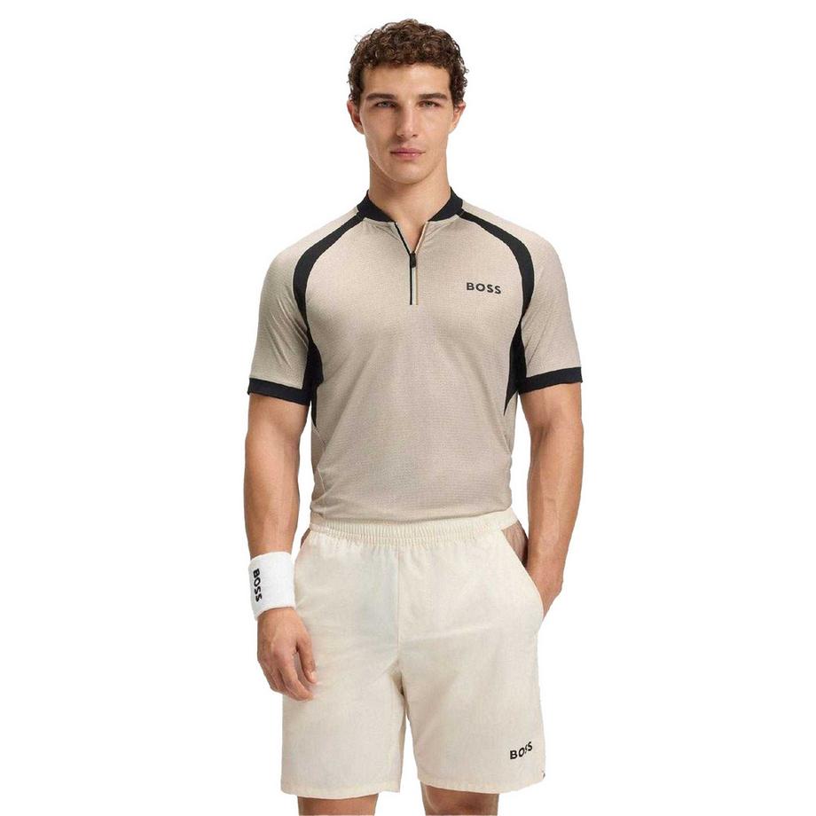 BOSS Matchball Maglietta Polo Aderente Maniche Corte  
