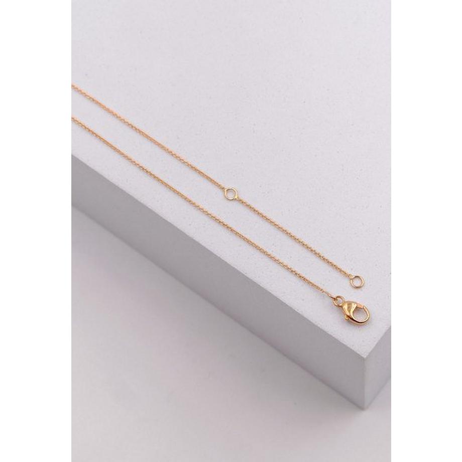 MUAU Schmuck  Collier Roségold 750 Akoya Perle 5.5-6mm Brillant 0.06ct. 