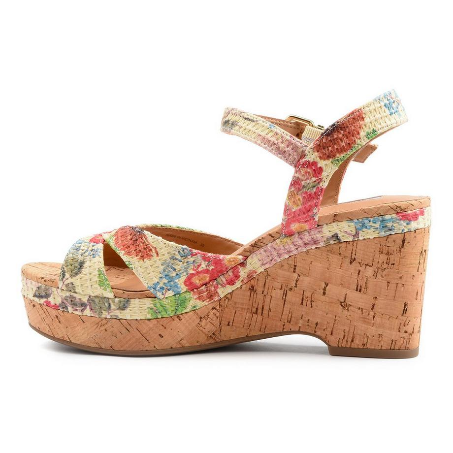 Dune Kelulu Motif Floral Sandales Compensées  