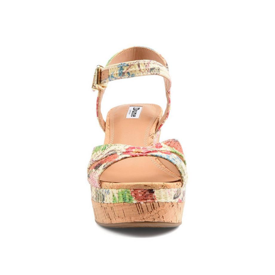 Dune Kelulu Motif Floral Sandales Compensées  