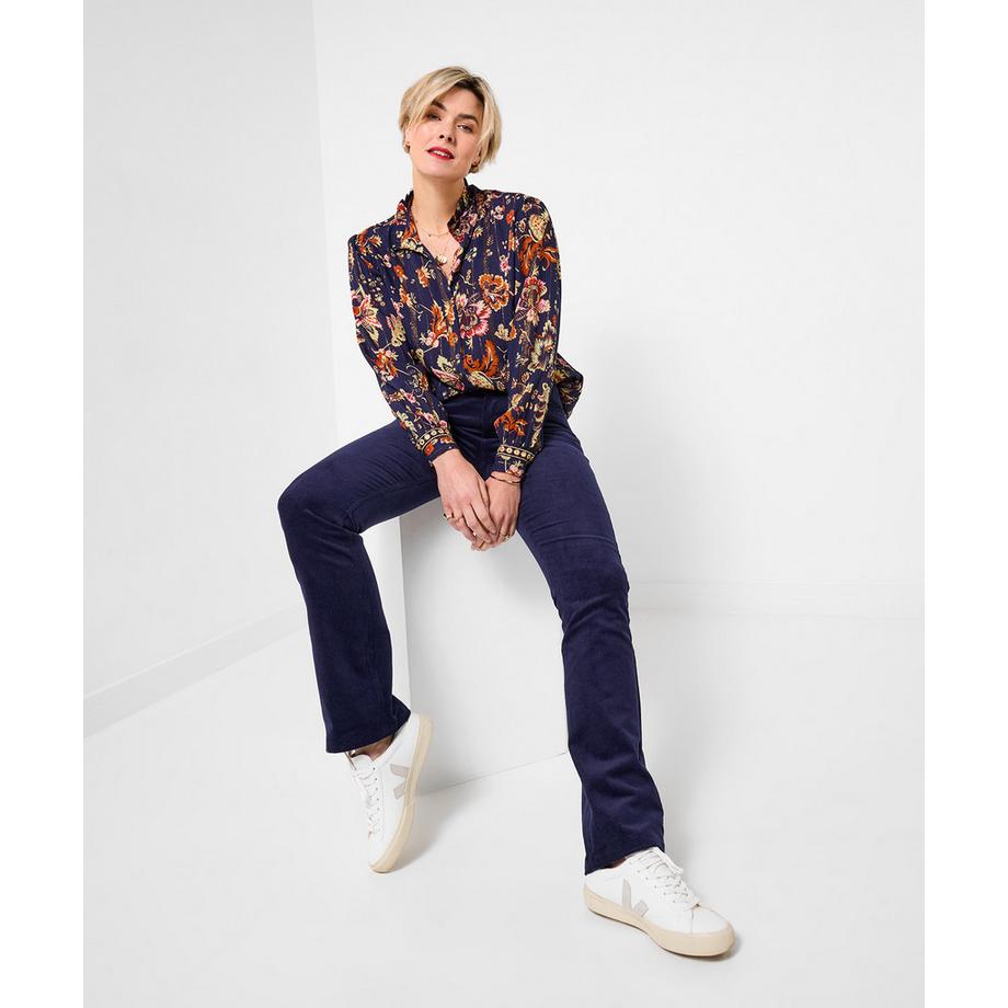 Retro-Bootcut-Hose aus Cordstoff