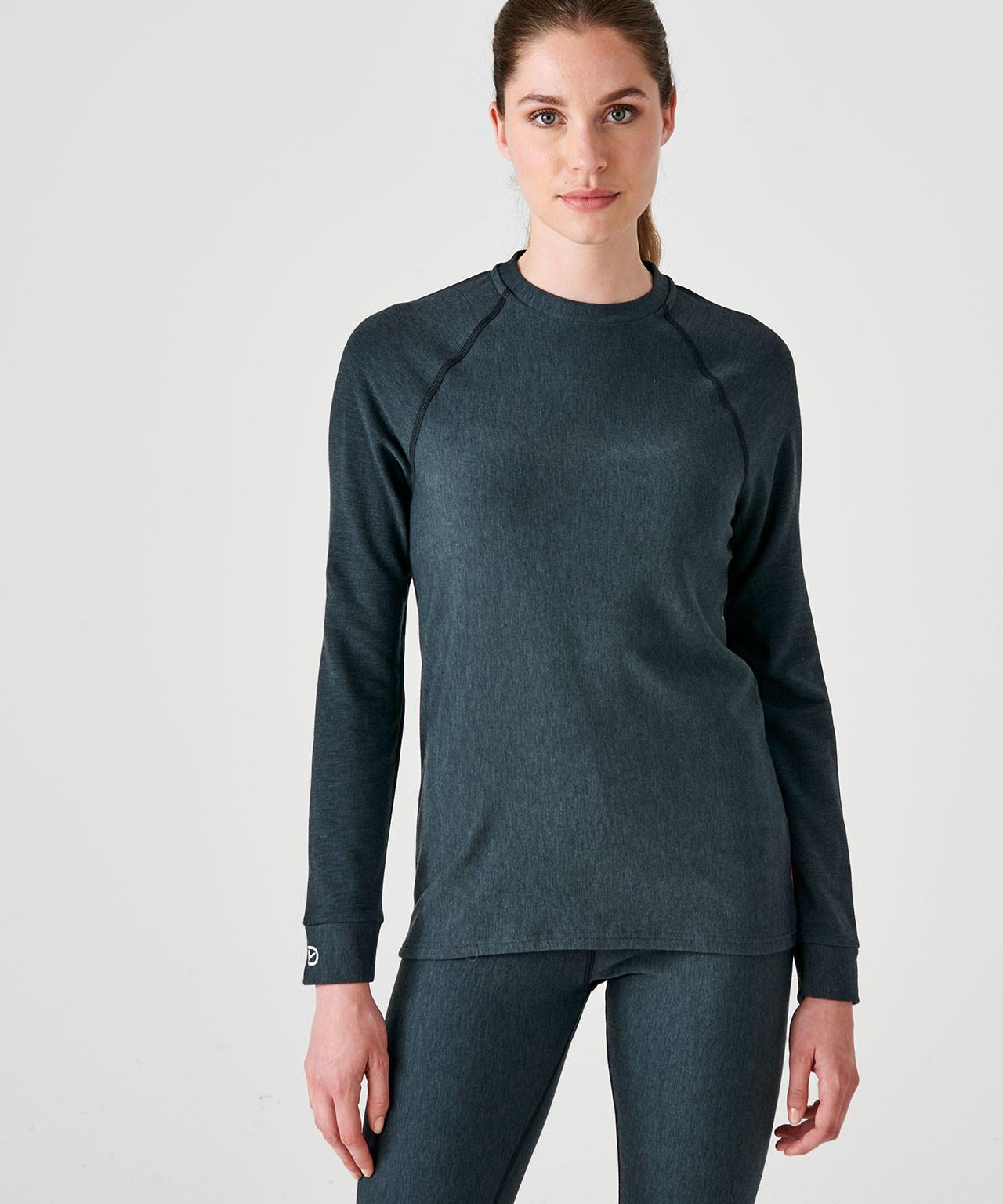 Image of Thermolactyl-shirt Comfort Mit Rundhalsausschnitt, Wärmegrad 4, . Damen Schwarz 42/44