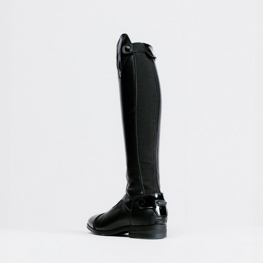 FOUGANZA Bottes d'équitation hautes en cuir  
