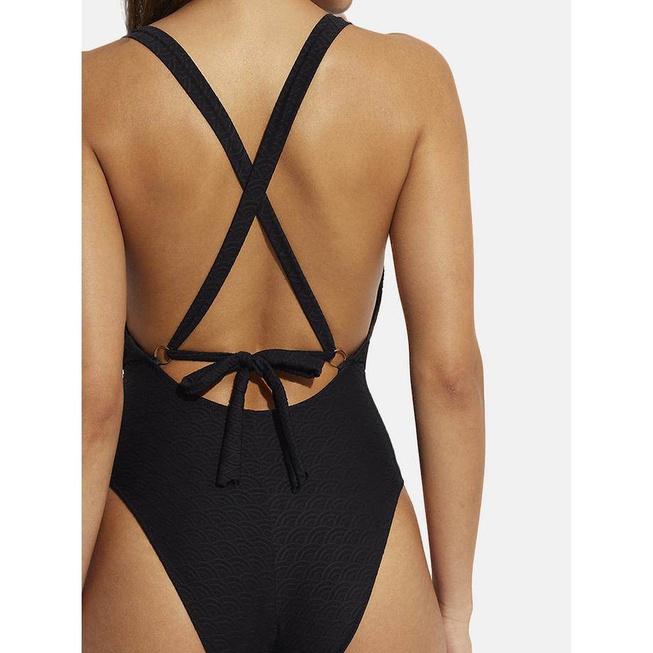 Selmark Sicilia Einteiliger Badeanzug Vorgeformtes Dreieck  