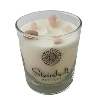 Steinkult Duftkerze ROSEQUARTZ & BULGARIAN ROSE TENDERNESS  