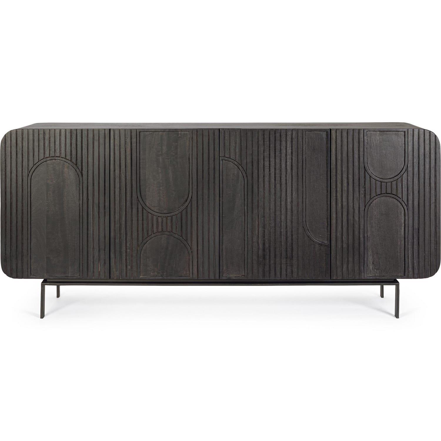 mutoni Credenza Orissa nera 180x42  