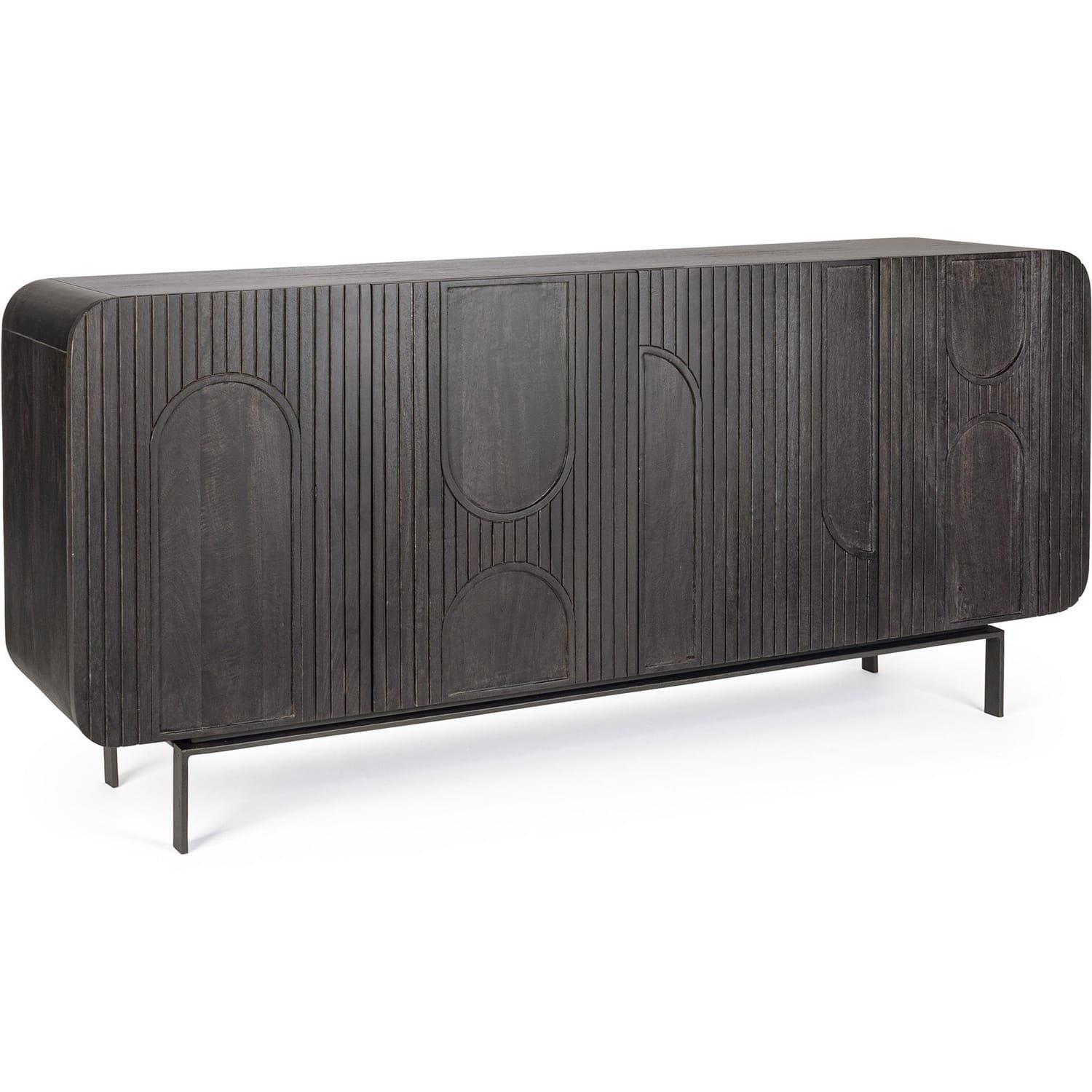 mutoni Credenza Orissa nera 180x42  