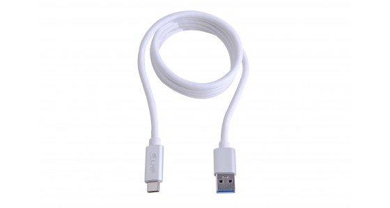 LMP  16652 USB Kabel 1 m USB 3.2 Gen 1 (3.1 Gen 1) USB A USB C Silber 