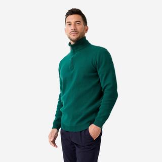 INESIS  Pull golf homme 1/2 zip coton 