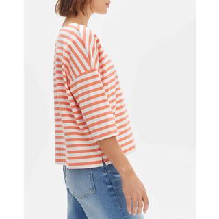 OPUS  Streifenshirt Seifen bold stripe gerader Schnitt 