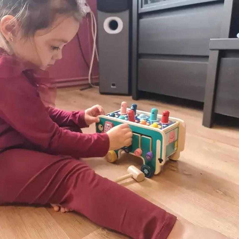 Kruzzel  Éléphant en bois - marteau Kruzzel 20349 