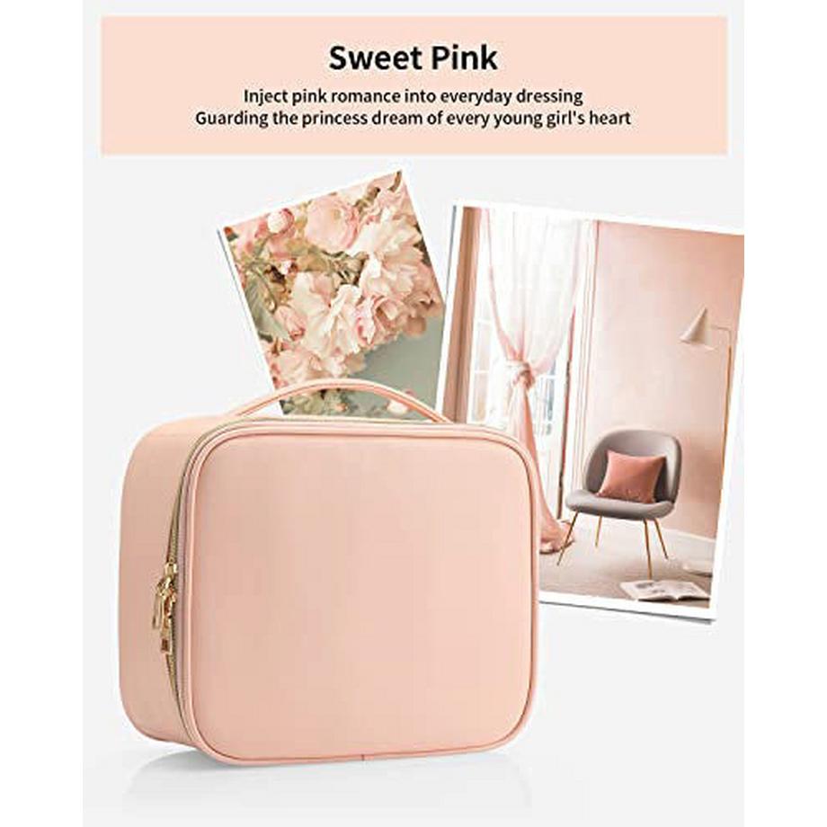 Only-bags.store  Sac cosmétique de voyage, sac de maquillage en cuir 