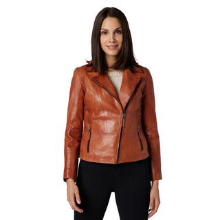 RICANO  Giacca in pelle per donna Sally, stile biker 