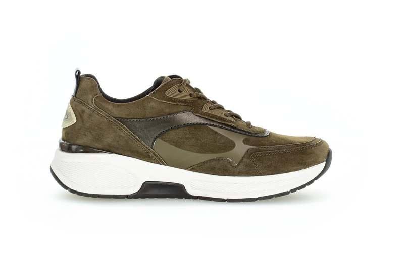 Image of - Wildleder Wandersneaker Damen Grün 44