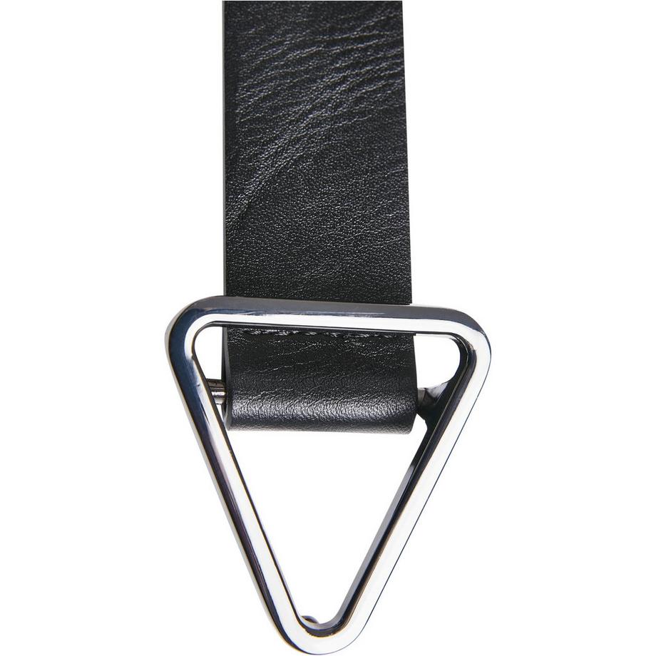 URBAN CLASSICS Ceinture Cuir Synthétique Boucle Triangle  