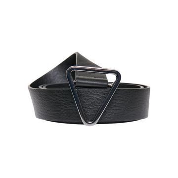 ceinture cuir synthétique boucle triangle