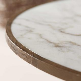 Calicosy Couchtisch aus Eiche und Marmor - MAFRA  