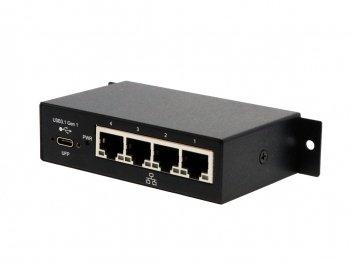 Image of EXSYS EX-1330M Schnittstellen-Hub USB 3.2 Gen 1 (3.1 Gen 1) Type-B 1000 Mbit/s Schwarz