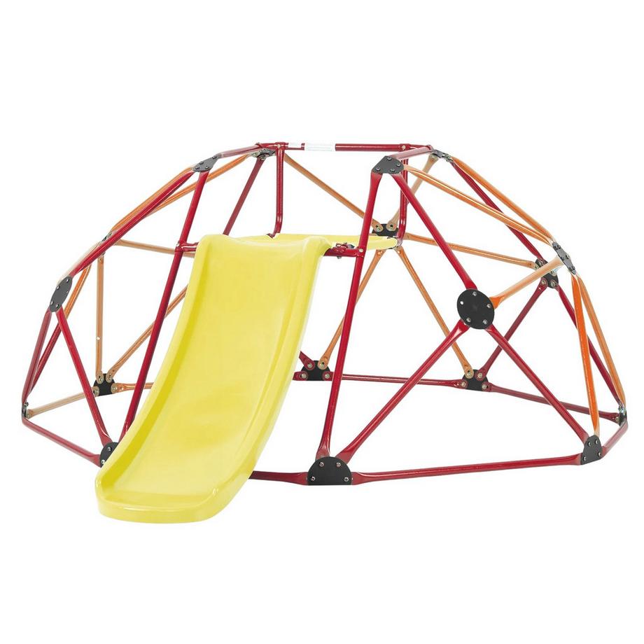 Kletterkuppel mit Rutsche für Kinder