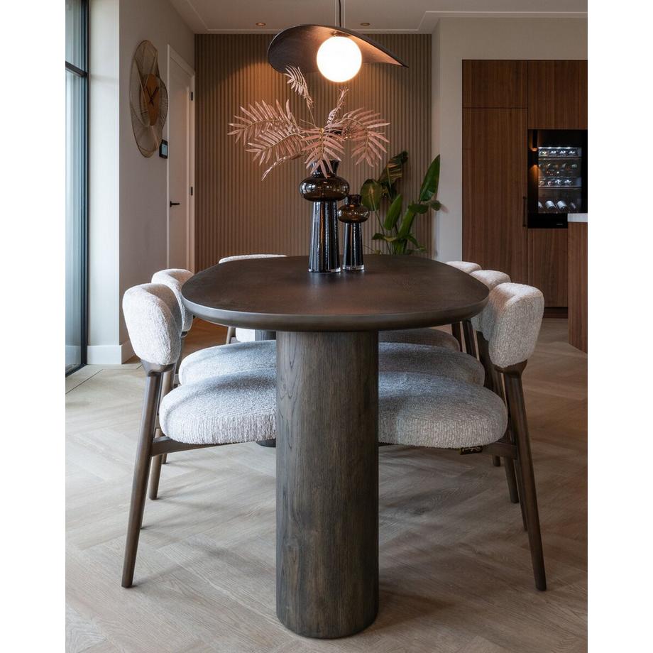 Richmond Interiors Table de salle à manger Ellington marron 230x100  