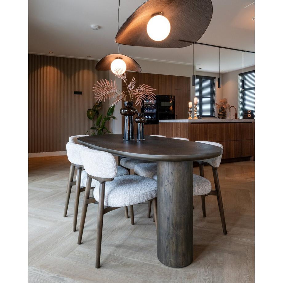 Richmond Interiors Table de salle à manger Ellington marron 230x100  