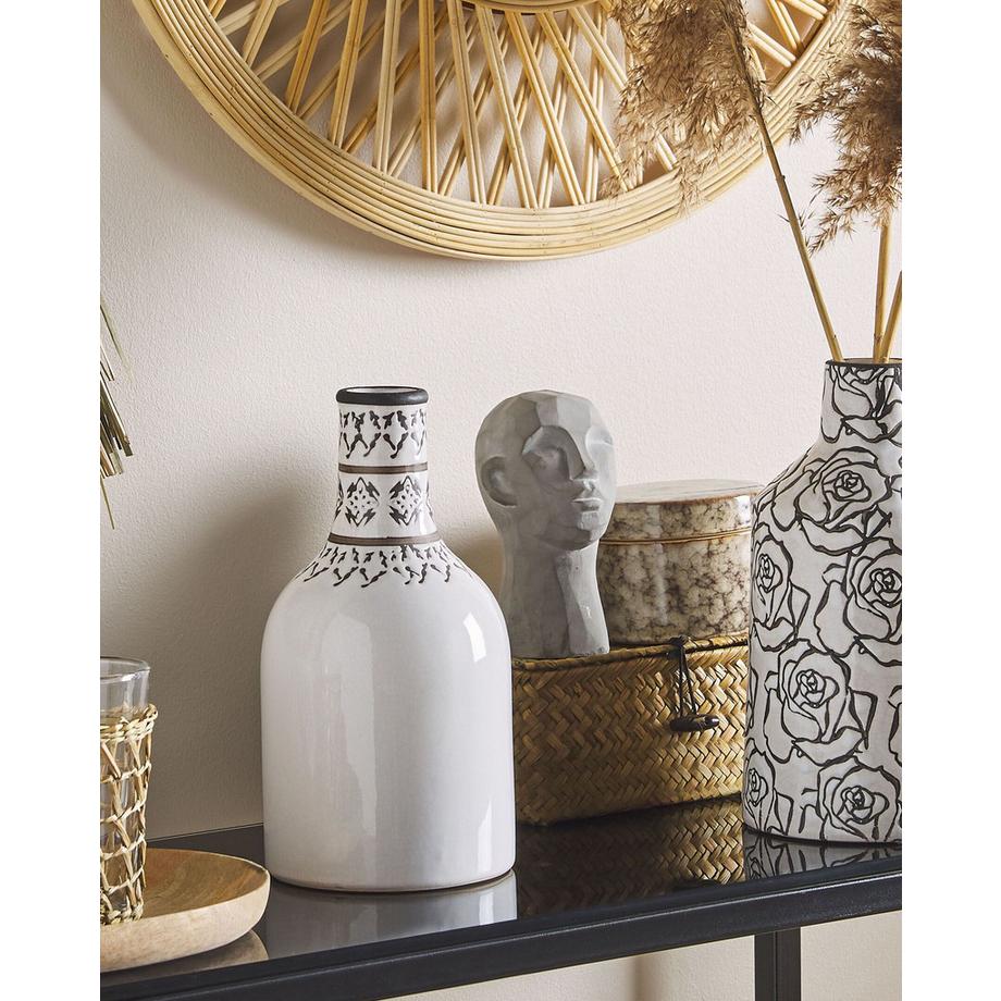 Beliani Vase à fleurs en Grès  ANKON  